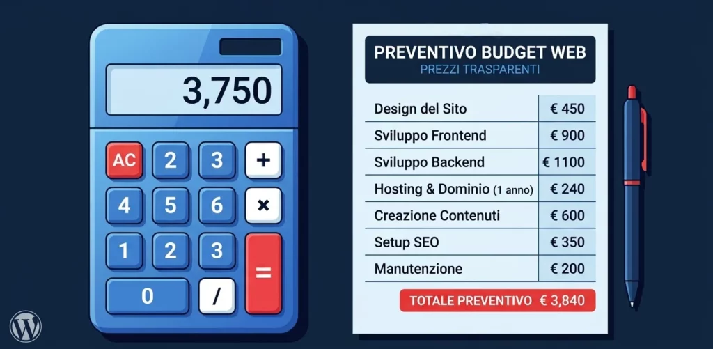 Quanto Costa un Sito Web Milano nel 2026