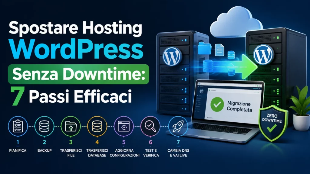 Spostare hosting WordPress senza downtime